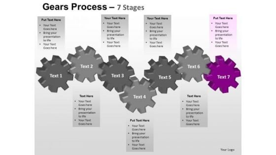 PowerPoint Process Editable Gears Process Ppt Slidelayout