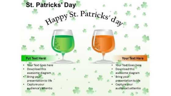 PowerPoint Process Editable Patricks Day Ppt Design Slides