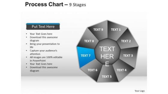 PowerPoint Process Editable Process Chart Ppt Slides