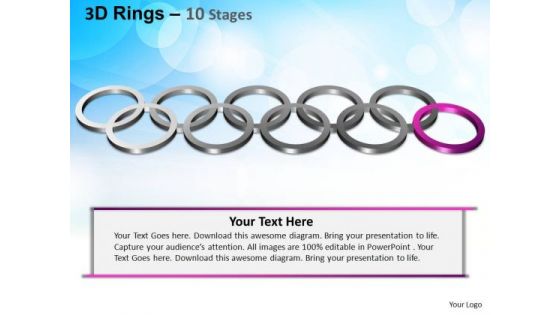 PowerPoint Process Editable Rings Ppt Theme