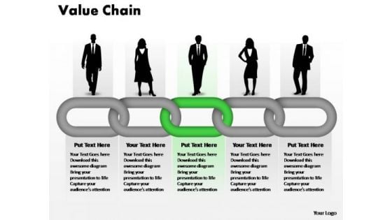 PowerPoint Process Education Business Value Chain Ppt Slide Designs