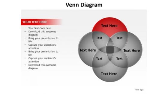 PowerPoint Process Education Venn Diagram Ppt Designs