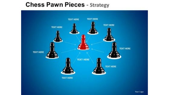 PowerPoint Process Executive Success Chess Pawn Ppt Process