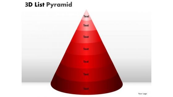 PowerPoint Process Global Bulleted List Pyramid Ppt Templates