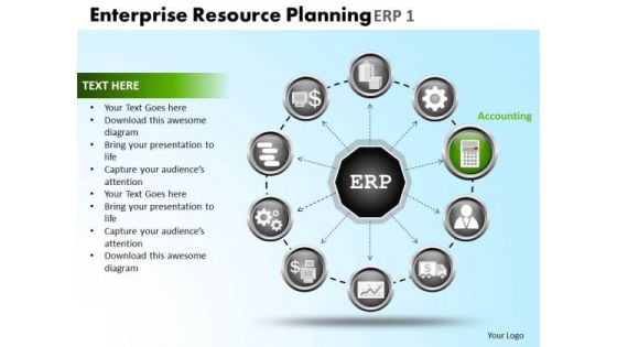 PowerPoint Process Global Enterprise Resource Ppt Slide