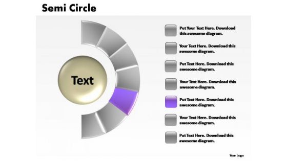 PowerPoint Process Global Semi Circle Ppt Design