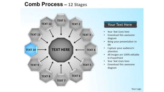 PowerPoint Process Graphic Circular Flow Diagram Ppt Designs