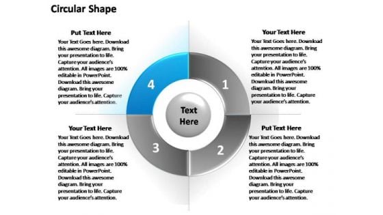 PowerPoint Process Graphic Circular Ppt Slides