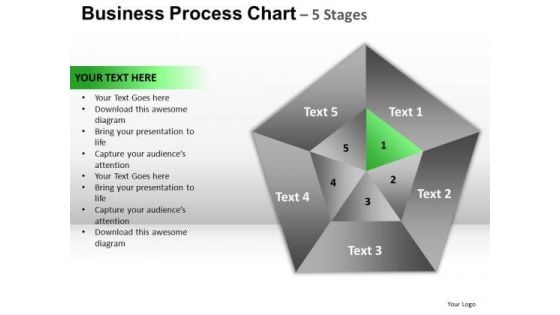 PowerPoint Process Graphic Circular Quadrant Ppt Template