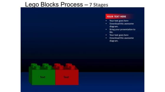 PowerPoint Process Graphic Lego Blocks Ppt Presentation