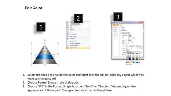 PowerPoint Process Graphic Pyramid Four Ppt Theme