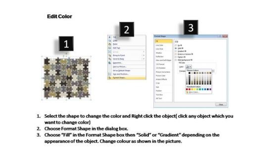 PowerPoint Process Graphic Rectangular Jigsaw Puzzle Ppt Slide Slide03