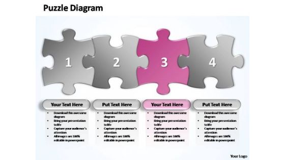 PowerPoint Process Growth Business Stages Puzzle Ppt Template