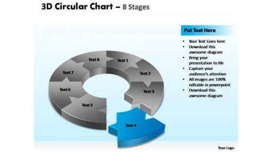 PowerPoint Process Growth Circular Chart Ppt Slides