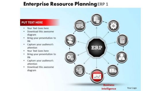 PowerPoint Process Growth Enterprise Resource Ppt Slide