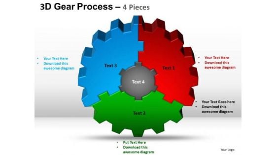 PowerPoint Process Growth Gear Process Ppt Themes