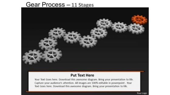 PowerPoint Process Growth Gears Process Ppt Design