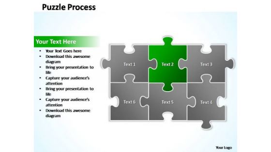 PowerPoint Process Growth Puzzle Ppt Slides