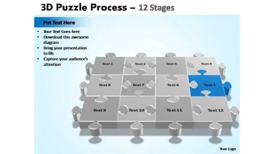 PowerPoint Process Growth Puzzle Process Ppt Design