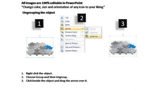 PowerPoint Process Growth Puzzle Process Ppt Design Slides