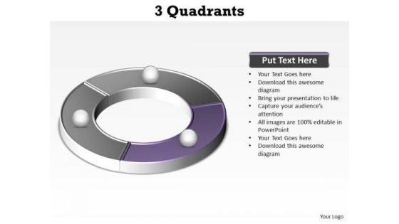 PowerPoint Process Growth Quadrants Ppt Slides