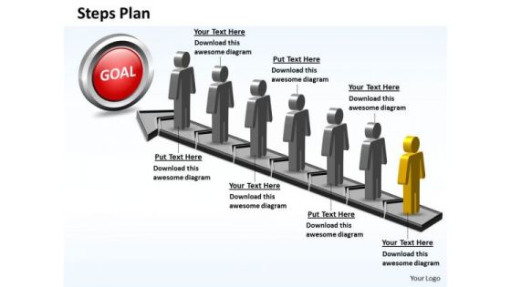 PowerPoint Process Growth Steps Plan 7 Stages Style 5 Ppt Theme