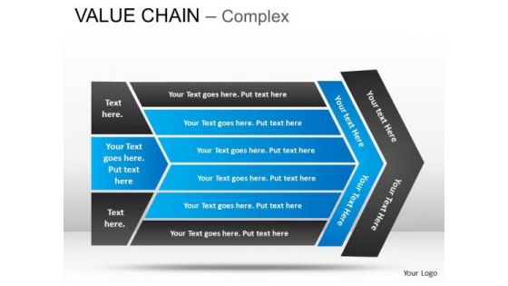 PowerPoint Process Growth Value Chain Ppt Slides