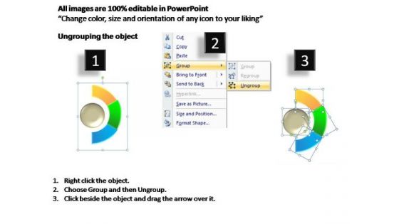 PowerPoint Process Image Semi Circle Chart Ppt Template