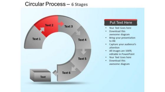 PowerPoint Process Leadership Circular Ppt Slides