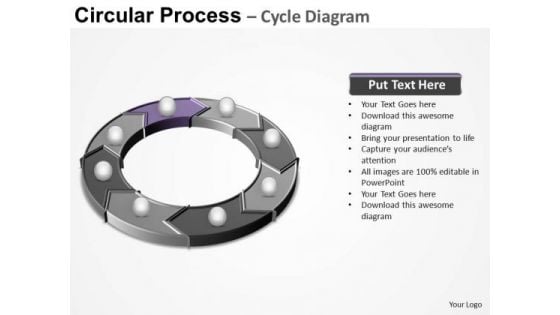 PowerPoint Process Leadership Circular Process Ppt Presentation