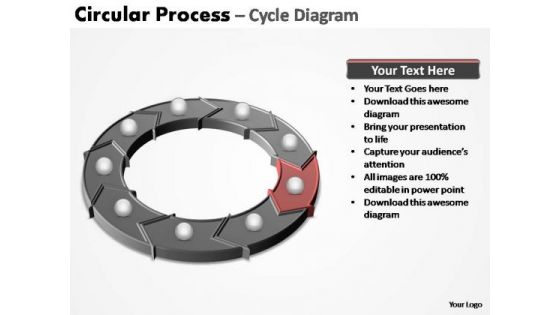 PowerPoint Process Leadership Circular Process Ppt Slide Designs