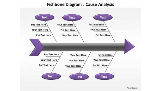 PowerPoint Process Leadership Fishbone Diagram Ppt Slide Designs