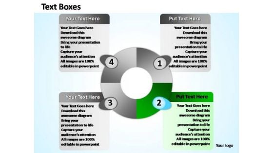 PowerPoint Process Leadership Four Process Ppt Slides