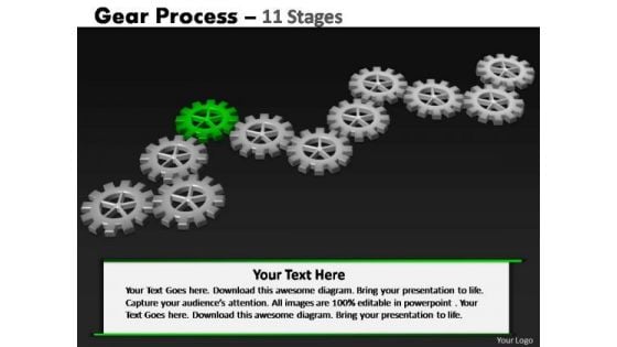 PowerPoint Process Leadership Gears Process Ppt Backgrounds