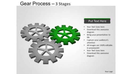 PowerPoint Process Leadership Gears Process Ppt Design