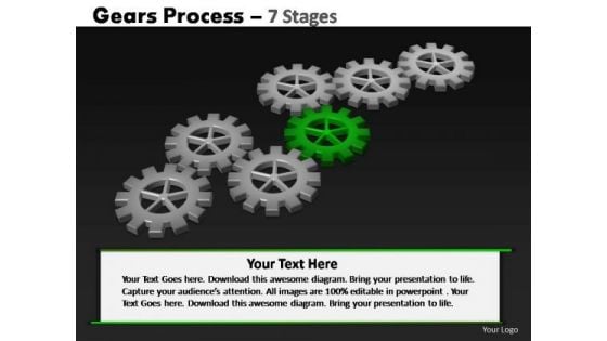 PowerPoint Process Leadership Gears Process Ppt Template