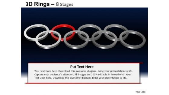 PowerPoint Process Leadership Rings Ppt Backgrounds