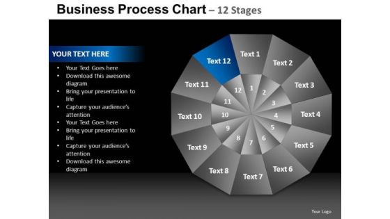 PowerPoint Process Marketing Chart Ppt Designs