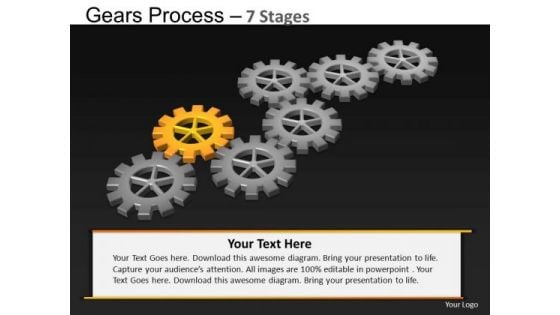 PowerPoint Process Marketing Gears Process Ppt Presentation