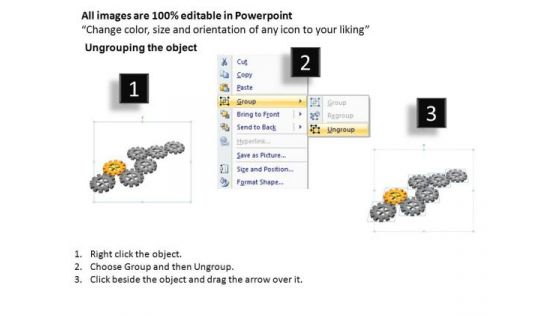 PowerPoint Process Marketing Gears Process Ppt Presentation
