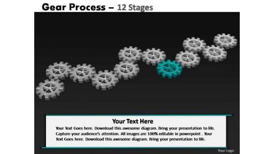 PowerPoint Process Marketing Gears Process Ppt Slides