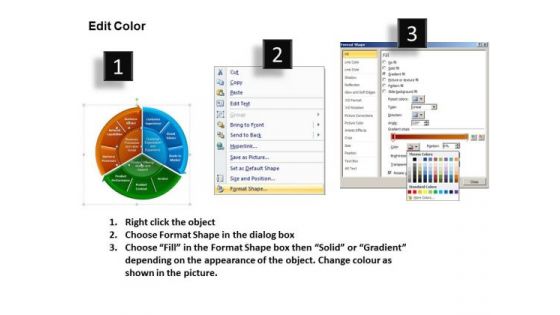 PowerPoint Process Marketing Pie Chart Diagram Ppt Designs