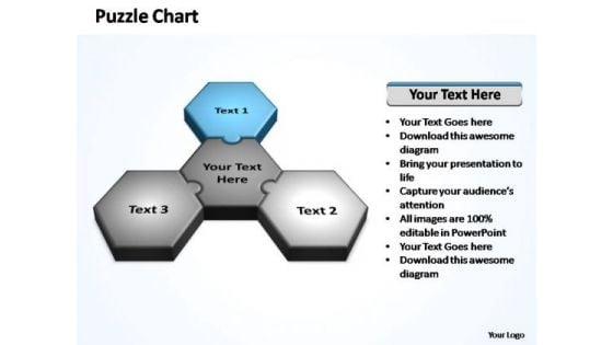 PowerPoint Process Process Business Strategy Puzzle Ppt Presentation