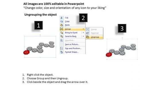 PowerPoint Process Process Gears Process Ppt Presentation