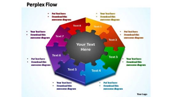 PowerPoint Process Process Perplex Flow Ppt Slide Designs