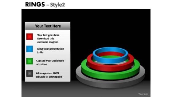 PowerPoint Process Process Ring Chart Ppt Slides