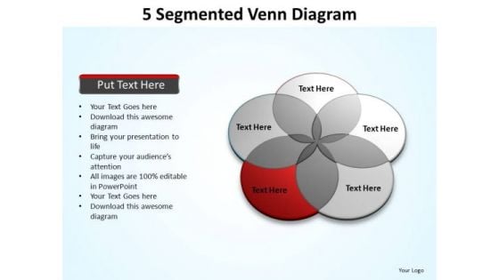 PowerPoint Process Process Venn Diagram Ppt Backgrounds