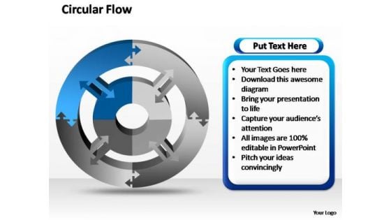 PowerPoint Process Sales Circular Ppt Designs