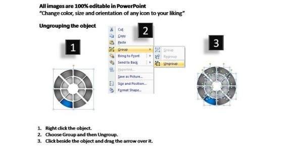 PowerPoint Process Sales Double Ring Ppt Theme