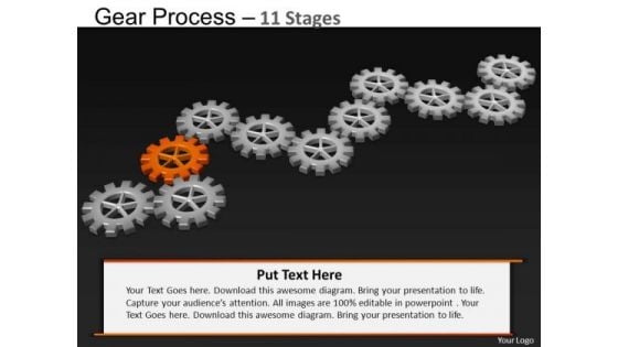 PowerPoint Process Sales Gears Process Ppt Templates